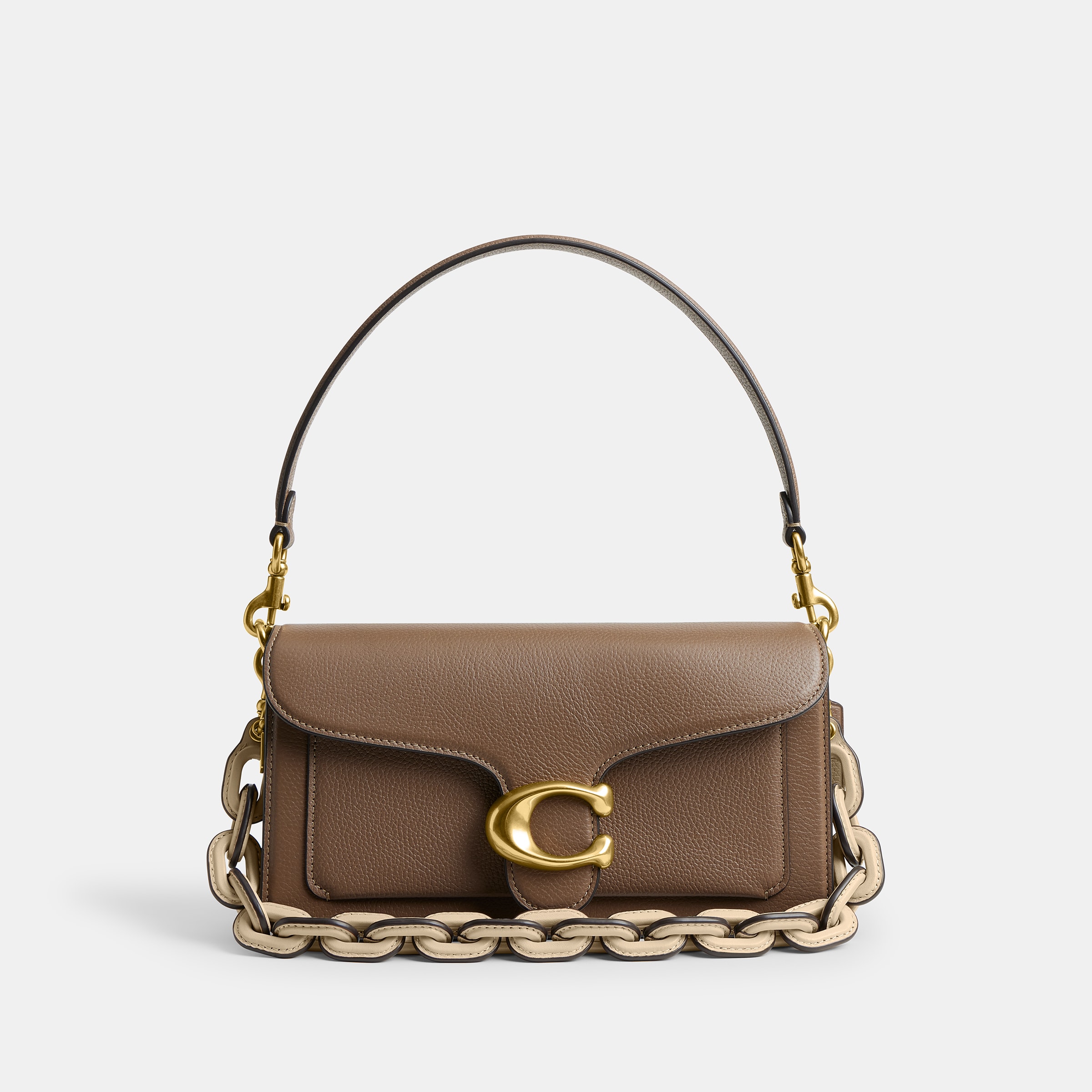 Compre Alça leather covered short chain coach com Qualidade