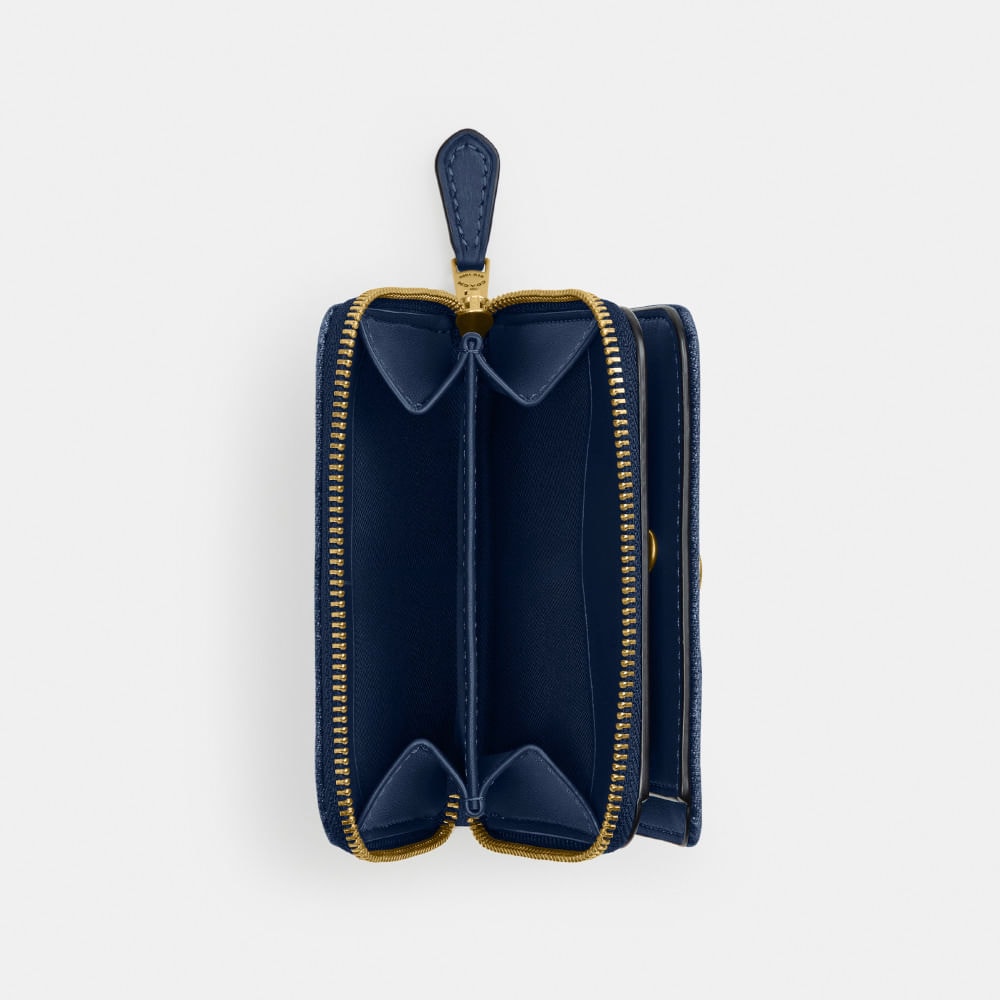 Compre Carteira essential billfold denim coach com Qualidade